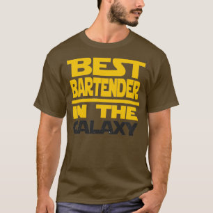 De beste barman in de galaxy Funny Gift T-shirt