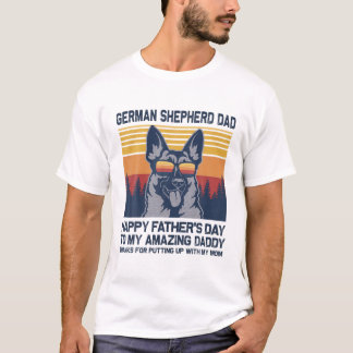 De beste Bedankt van de Duitse herderpap ooit om U T-shirt