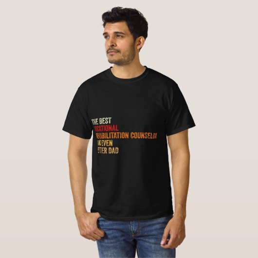 de beste beroepsrevalidatiecommentaar en t-shirt (Voorkant volledig)