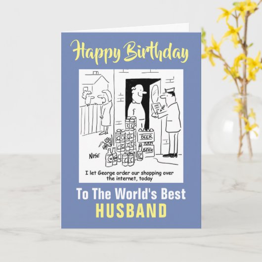 De beste bierdrinker ter wereld kaart (Gele Bloem)