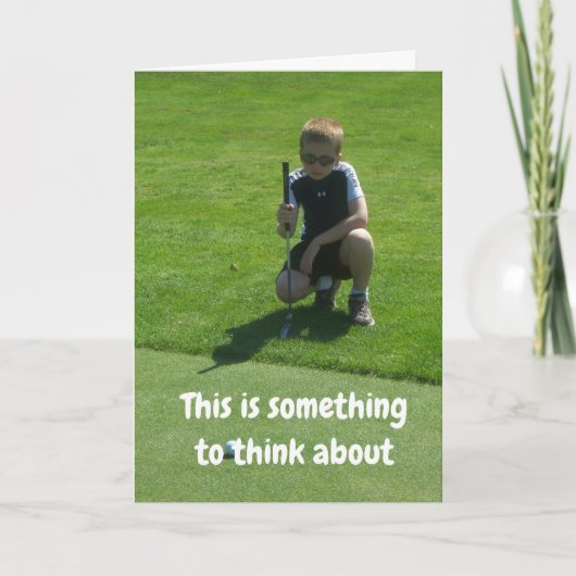 DE "BESTE BIRTHDAY OOIT" VOOR MIJN FAVORIETE GOLFE KAART (Voorkant)