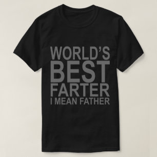 De beste boer ter wereld bedoel ik pater Black T-S T-shirt