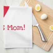 De beste Bonus mama ter wereld. | Rode Moederdag Theedoek (Quarter Fold)