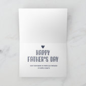De beste bonusvader ter wereld. Cute Vaderdag Kaart (Binnen)