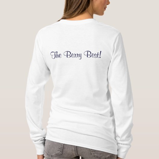 De beste bosbessen voor Blueberry Day T-shirt (Achterkant)