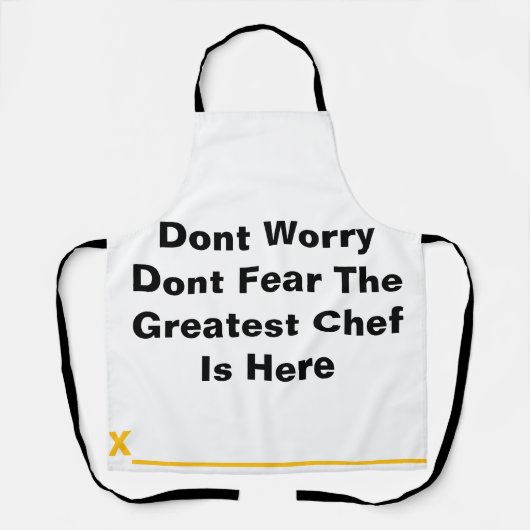 De beste chef-kok schort (Voorkant)