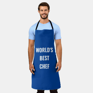 De beste chef-kok ter wereld schort