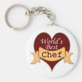 De beste Chef ter wereld Sleutelhanger