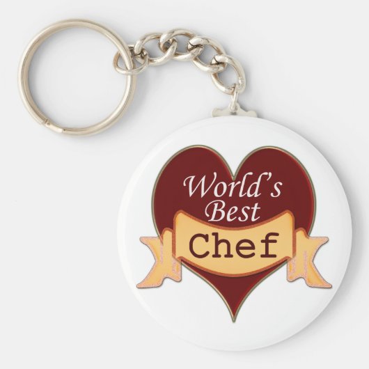 De beste Chef ter wereld Sleutelhanger (Voorkant)