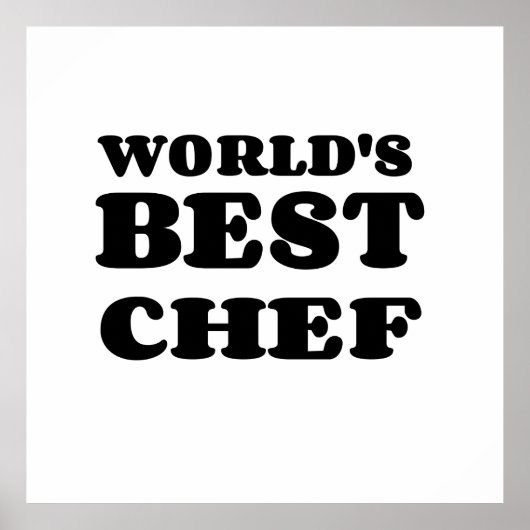 DE BESTE CHEF VAN DE WERELD POSTER (Voorkant)