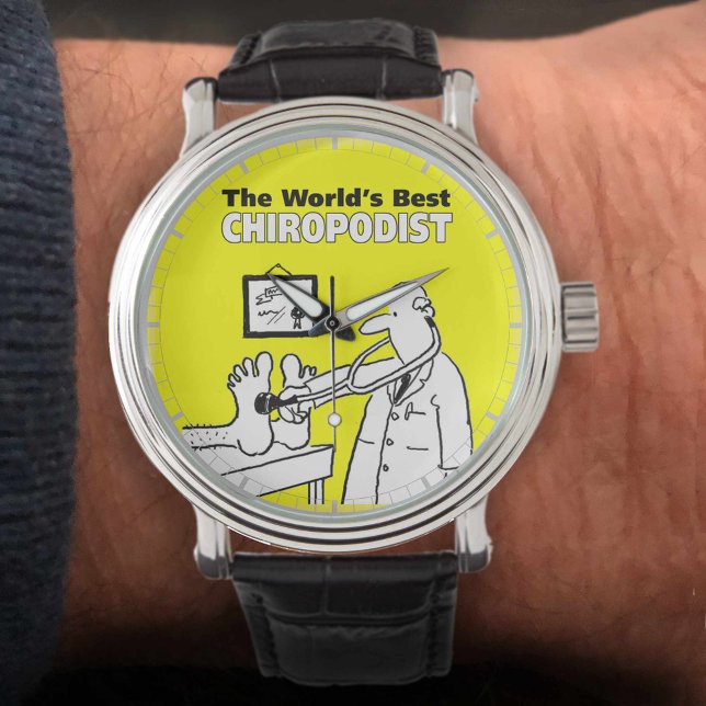 De beste Chiropodist ter wereld Horloge (Creator heeft geüpload)
