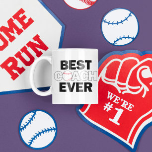 De BESTE COACH van de Baseball Coach NOOIT Dank u Koffiemok