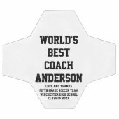 De Beste coach van de wereld gepersonaliseerde dou Voetbal (Enkel)