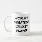 De beste cricketspeler ter wereld Mok (Links)