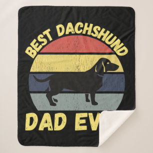 De beste dachshund-vader citeert ooit grappig sherpa deken