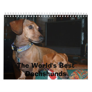 De beste Dachshunds ter wereld Kalender