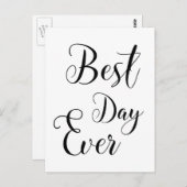 De beste dag ooit Briefkaarten (Voorkant / Achterkant)