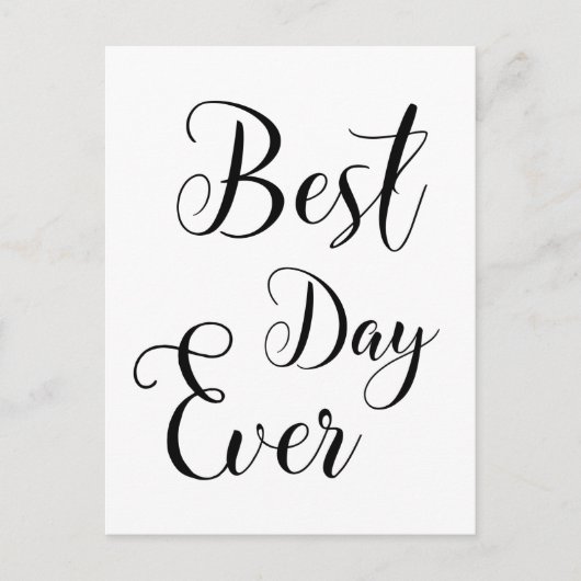 De beste dag ooit Briefkaarten (Voorkant)