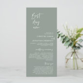 De beste dag ooit, Modern minimalist Light Sage Gr Programma (Staand voorkant)