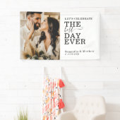 De Beste Dag Ooit Trouwfoto Spandoek (Insitu)