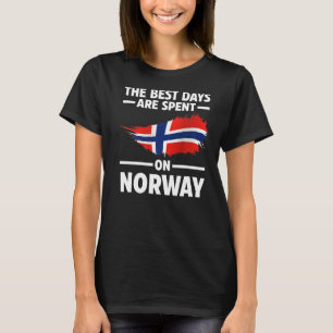 De beste dagen worden aan Noorwegen besteed T-shirt