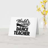 De beste dansleraar ter wereld Notecard(s) Kaart (Gele Bloem)