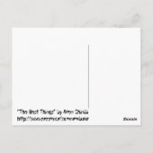 De beste dingen briefkaart (Achterkant)
