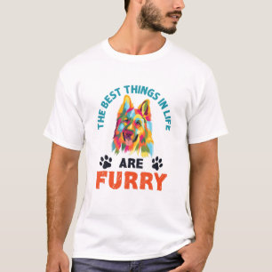 De beste dingen in het leven zijn de dwaze Duitse T-shirt