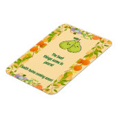 De Beste Dingen Komen in Peren Aankondiging Magneet (Linkerzijde)