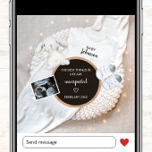 De beste dingen zijn onverwachte fotozwangerschap aankondiging