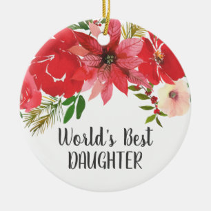 De beste dochter van Elegant Photo World Keramisch Ornament