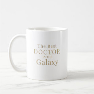 De Beste Dokter in de Galaxy Typografie Ontwerp Koffiemok