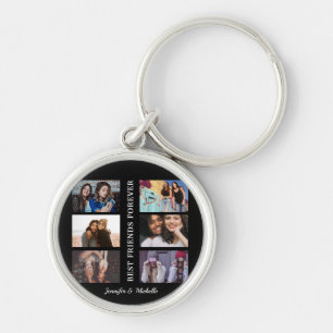 De beste douanenamen van Vrienden en 6 fotocollage Sleutelhanger