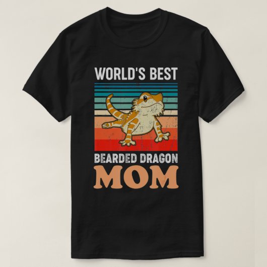 De beste dragon van de wereld: mam met schimmelvor t-shirt (Design voorkant)