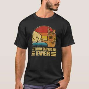 De beste Duitse herderpap die ooit gebompte hond h T-shirt