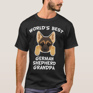 De beste Duitse Shepherd Grandpa ter wereld T-shirt