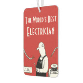 De beste elektricien ter wereld luchtverfrisser (Links)