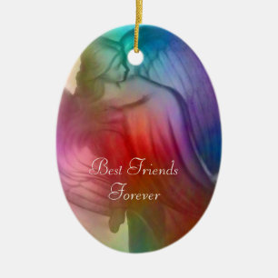 De beste Engel van Vrienden voor altijd - Ornament
