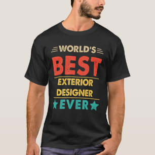 De beste externe ontwerper van de wereld van de Re T-shirt