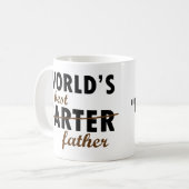 DE BESTE FARTERFUNNY VADERDAG VAN DE WERELD KOFFIEMOK (Voorkant links)