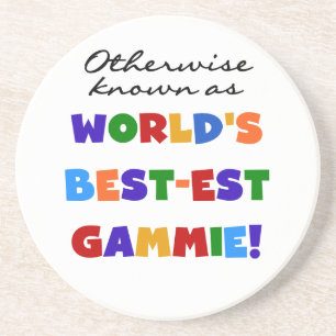 De beste gammie T-shirts en cadeautjes ter wereld Zandsteen Onderzetter
