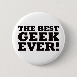 De beste geek ooit ronde button 5,7 cm