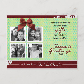 De beste geschenken vakantie fotokaart feestdagenkaart