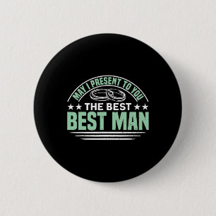 De Beste Getuige Bachelorfeest 1 Ronde Button 5,7 Cm
