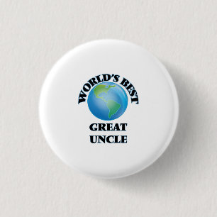 De beste geweldige oom ter wereld ronde button 3,2 cm