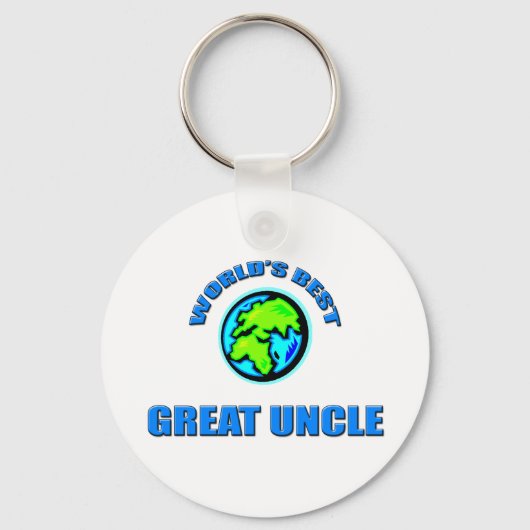 De beste geweldige oom ter wereld sleutelhanger (Voorkant)