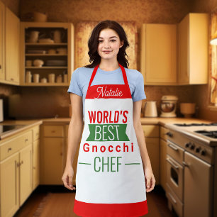 De beste Gnocchi chef ter wereld - gepersonaliseer Schort