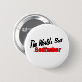 De beste Godfather ter wereld Ronde Button 5,7 Cm (Voorkant /achterkant)