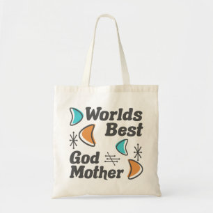 De beste Godmother retro ter wereld Tote Bag