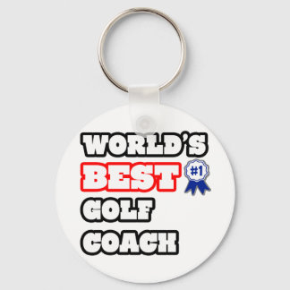 De beste Golfcoach ter wereld Sleutelhanger